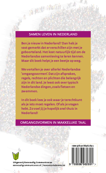 Achterkant van Samen leven in Nederland