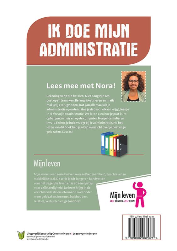 Achterkant van Ik doe mijn administratie