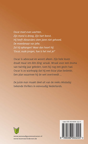 Achterkant van De juiste man