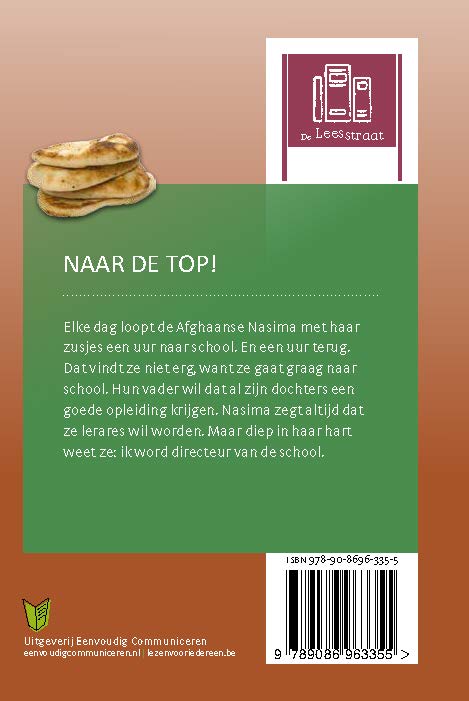 Achterkant van Naar de top!