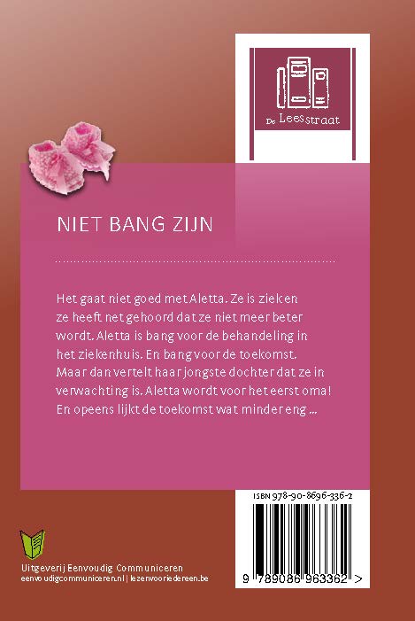Achterkant van Niet bang zijn