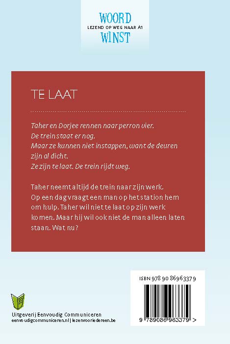 Achterkant van Te laat