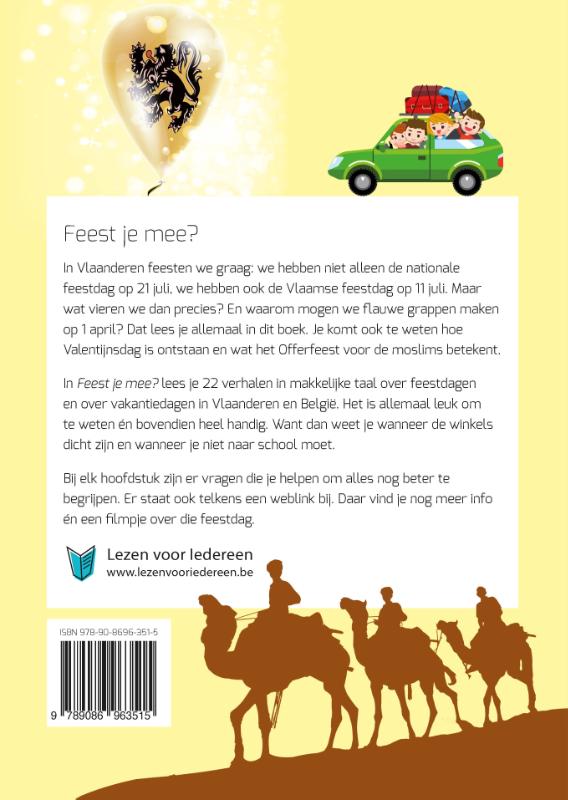 Achterkant van Feest je mee?