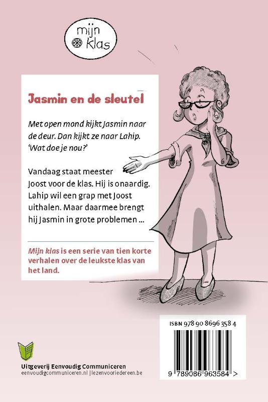 Achterkant van Jasmin en de sleutel