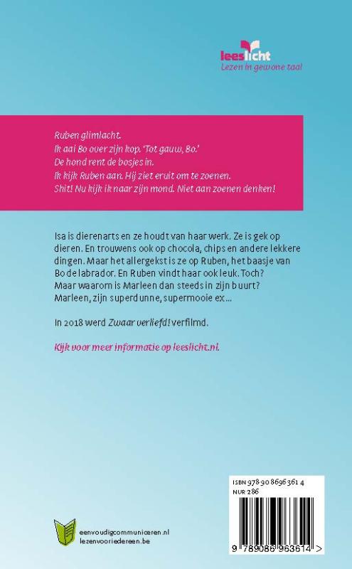 Achterkant van Zwaar verliefd