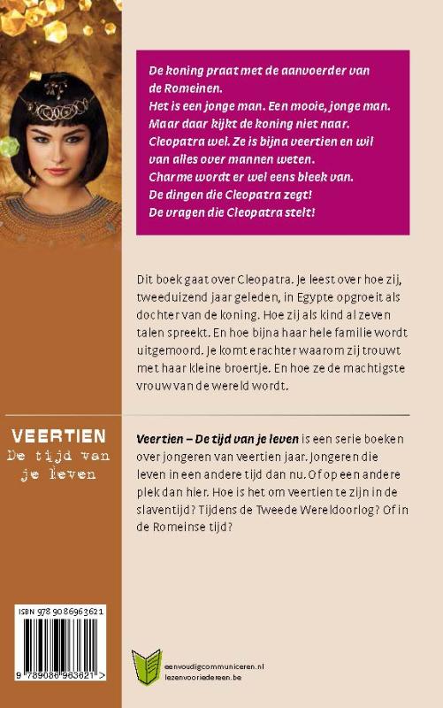 Achterkant van Het geheim van Cleopatra