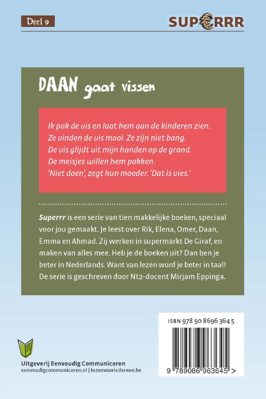 Achterkant van Daan gaat vissen