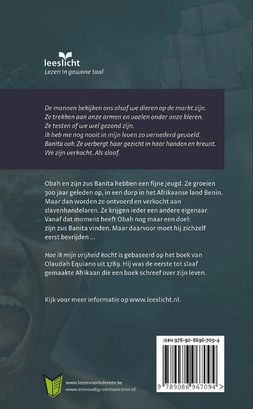 Achterkant van Hoe ik mijn vrijheid kocht