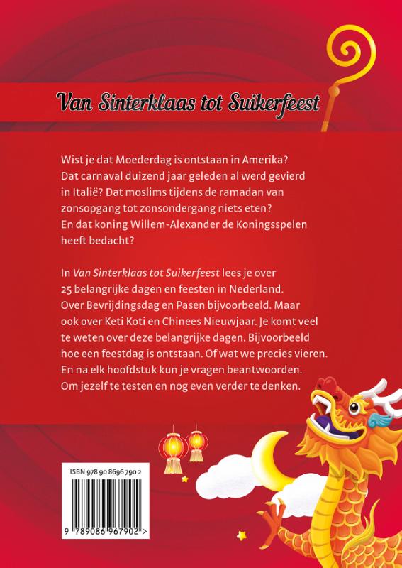Achterkant van Van Sinterklaas tot Suikerfeest
