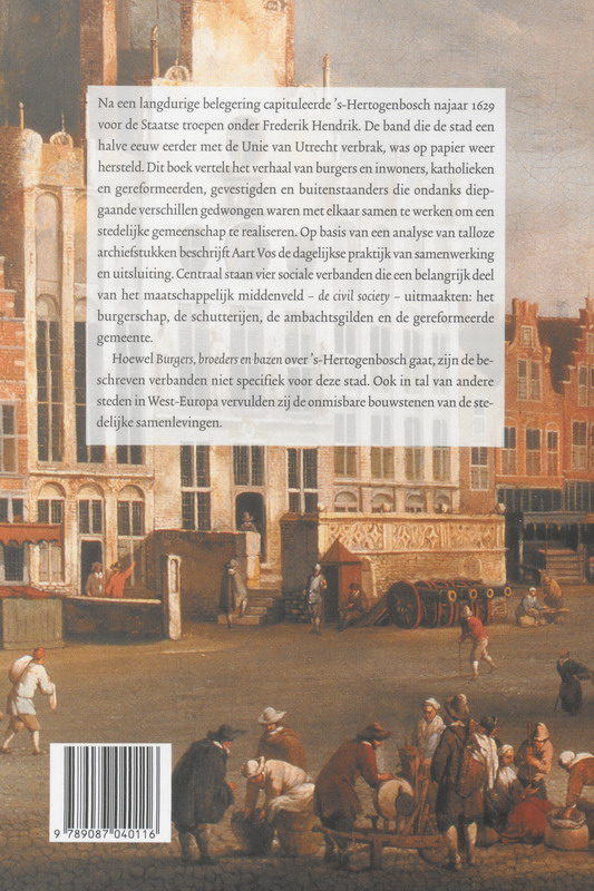Achterkant van Burgers, broeders en bazen