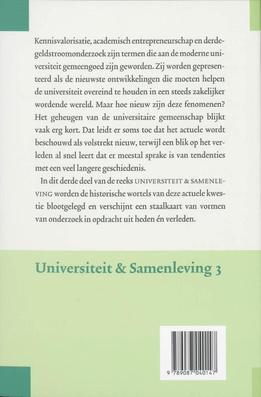 Achterkant van Onderzoek in opdracht