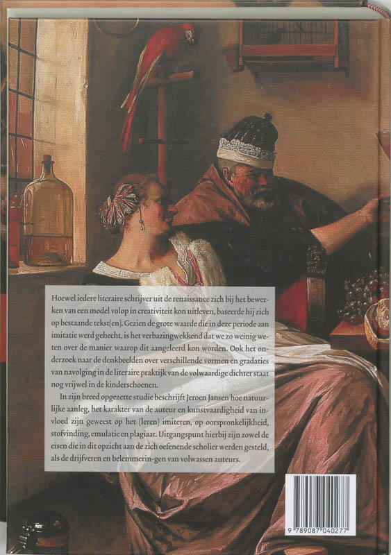 Achterkant van Imitatio