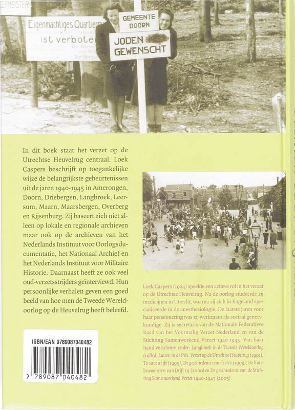 Achterkant van Vechten voor vrijheid