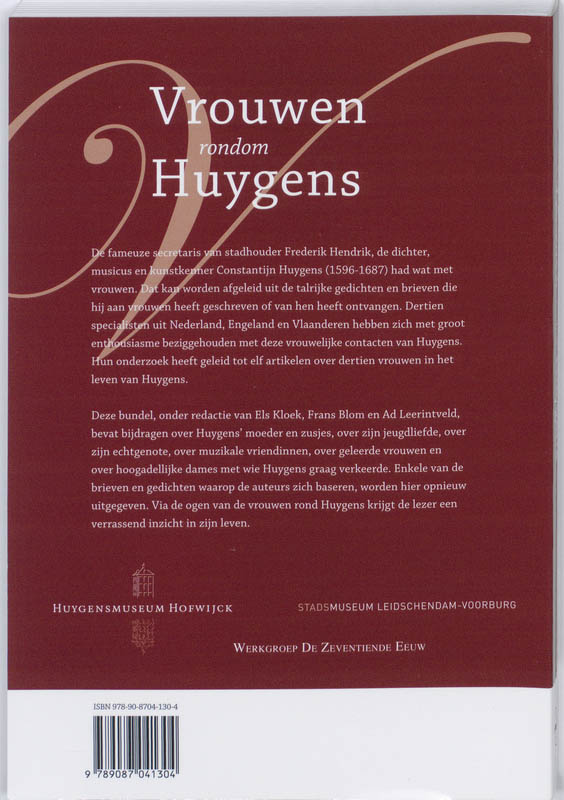 Achterkant van Vrouwen rondom Huygens