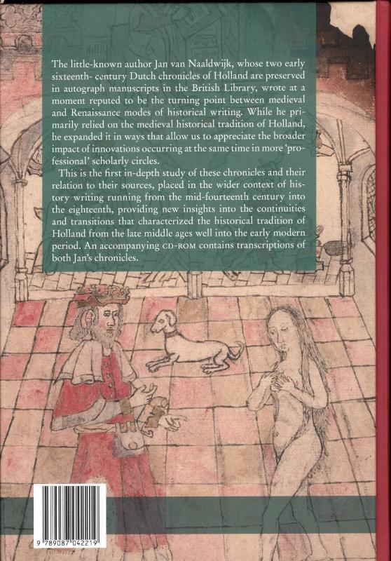 Achterkant van Jan van Naaldwijk's Chronicles of Holland