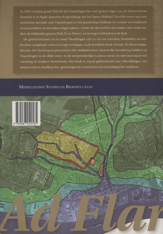 Achterkant van Ad Flaridingun - Vlaardingen in de elfde eeuw