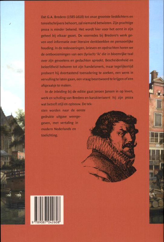 Achterkant van Proza