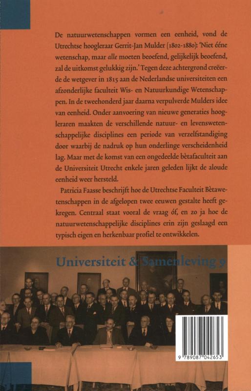 Achterkant van Profiel van een faculteit