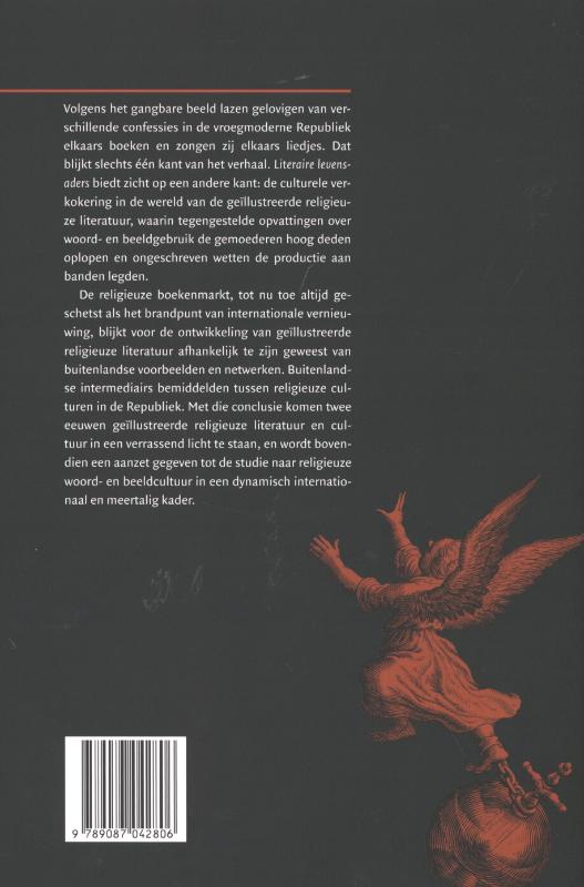 Achterkant van Literaire levensaders