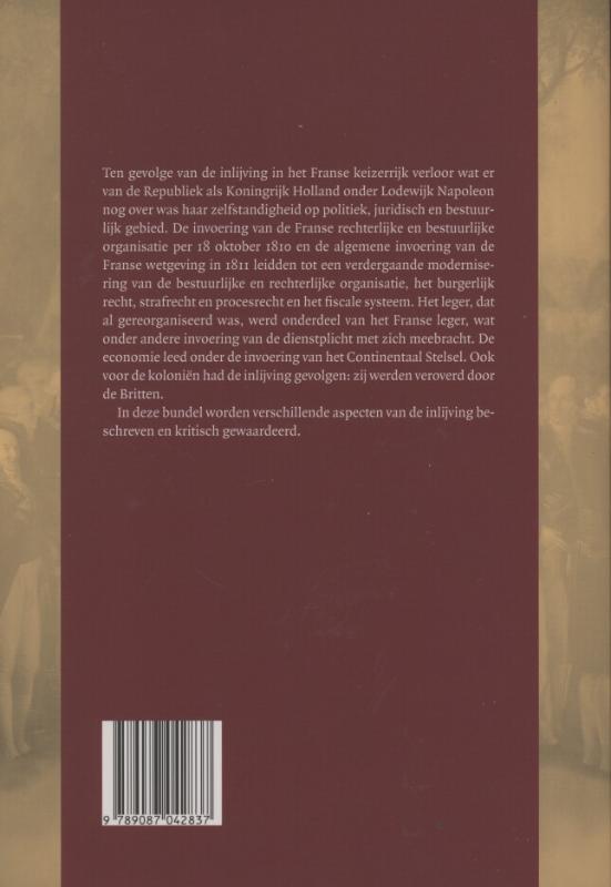 Achterkant van Het Franse Nederland: de inlijving 1810-1813