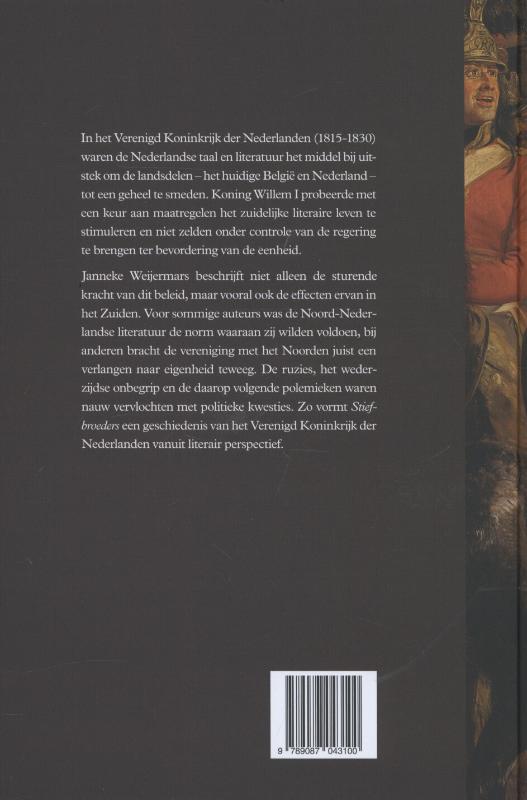 Achterkant van Stiefbroeders