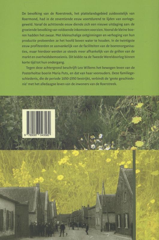 Achterkant van Boeren in de Roerstreek