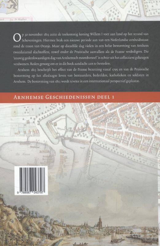 Achterkant van Arnhem 1813