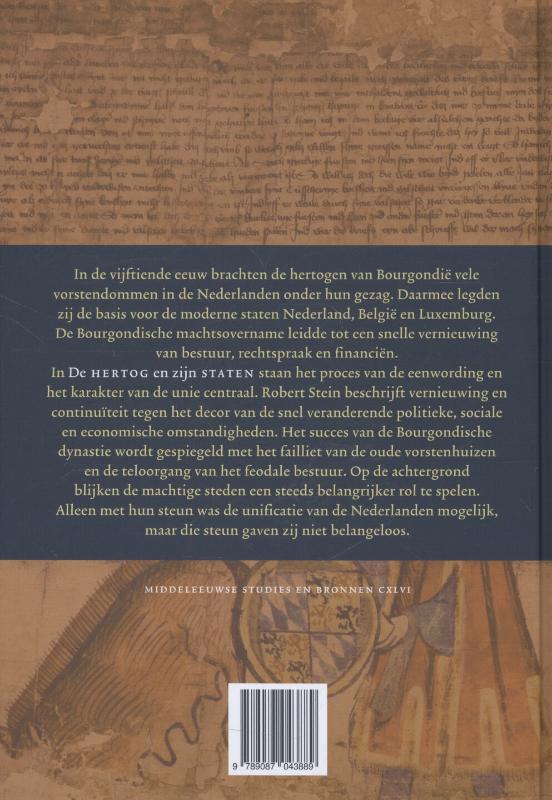 Achterkant van De hertog en zijn staten