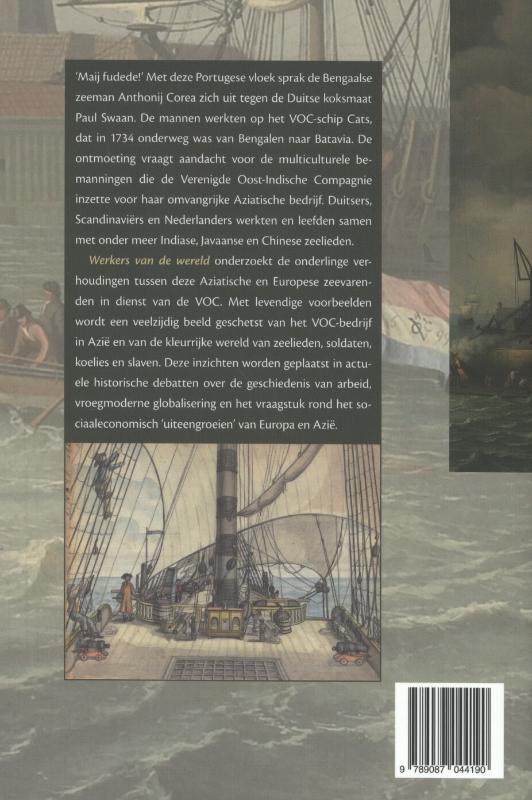 Achterkant van Werkers van de wereld