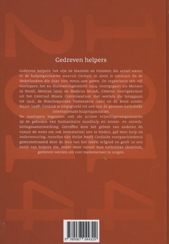 Achterkant van Gedreven helpers