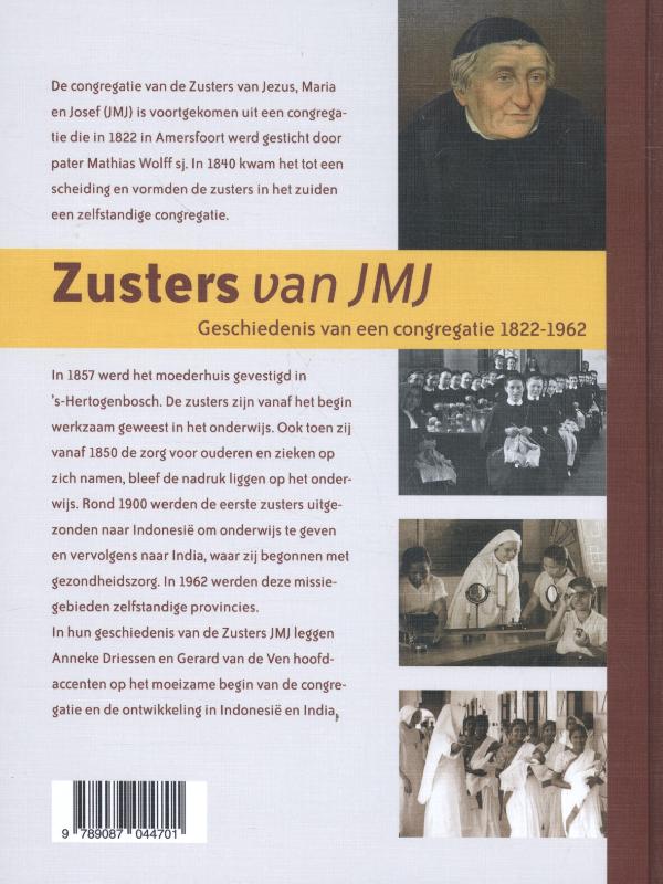 Achterkant van Zusters JMJ