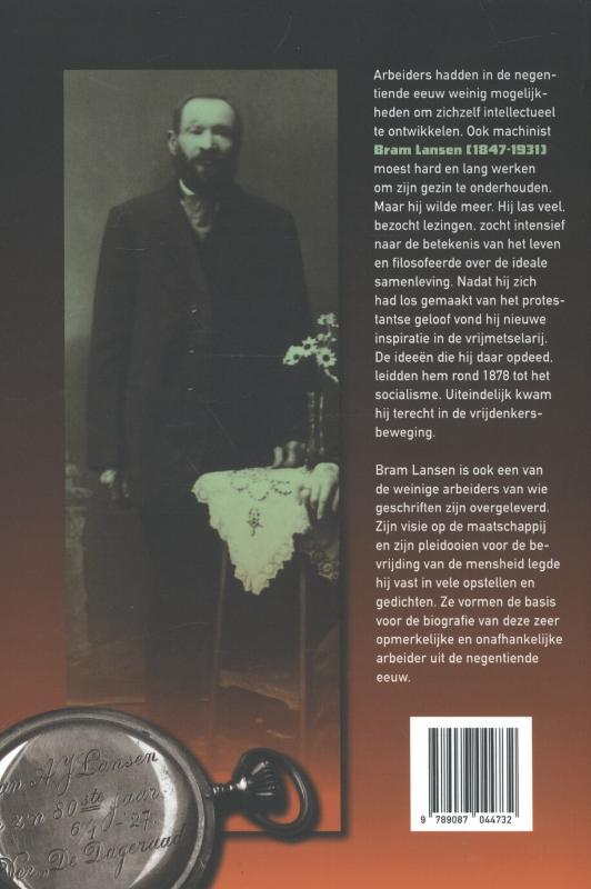 Achterkant van Machinist en wereldverbeteraar