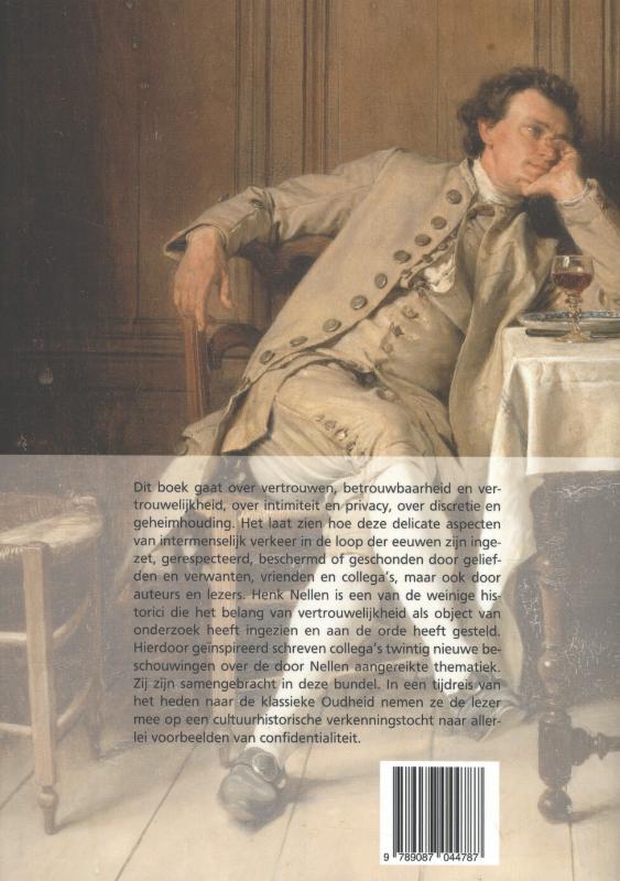 Achterkant van In vriendschap en vertrouwen