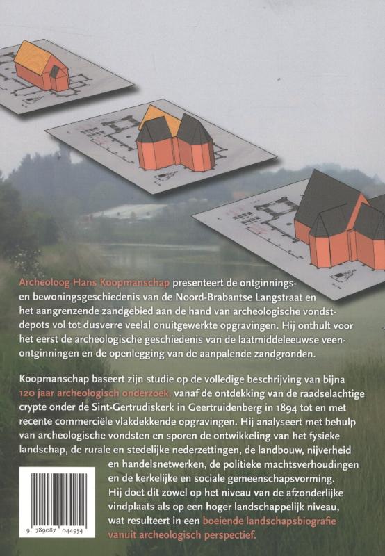 Achterkant van Grensgebied tussen zand en veen