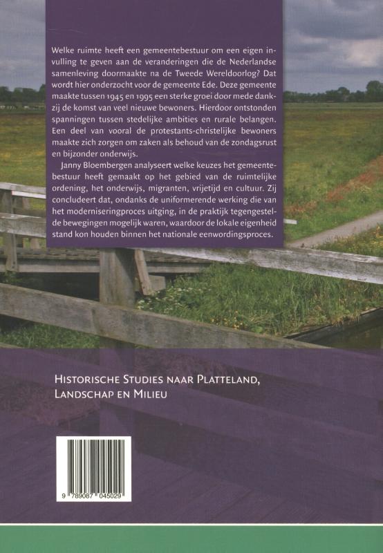 Achterkant van Paradoxale modernisering: Ede 1945-1995