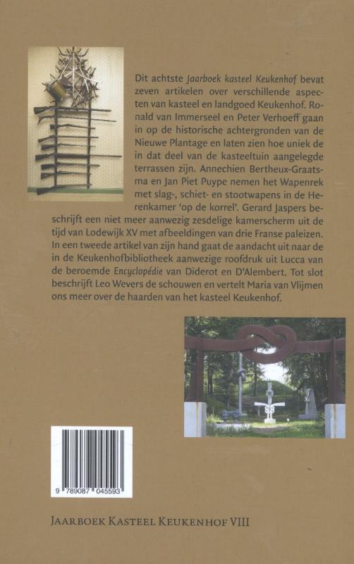 Achterkant van Kasteel Keukenhof: huis en haard