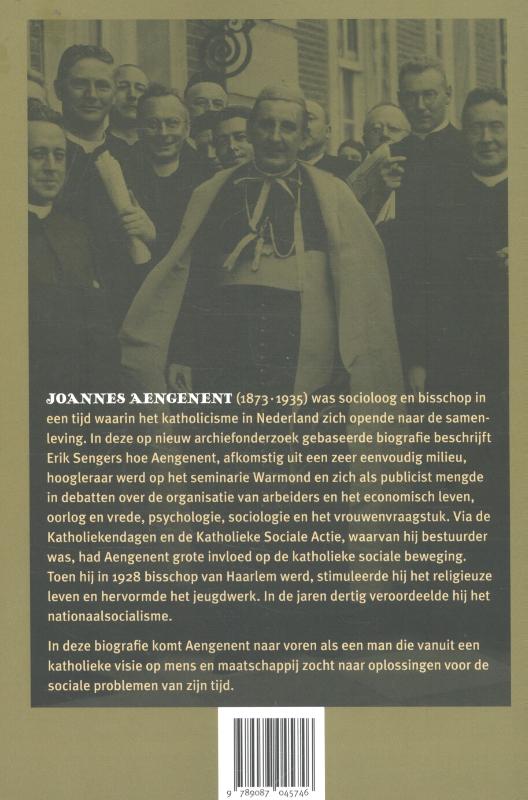 Achterkant van Roomsch socioloog – sociale bisschop