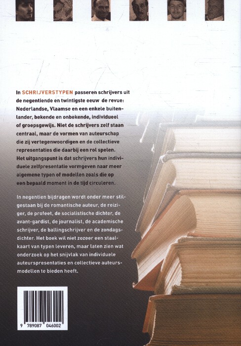 Achterkant van Schrijverstypen