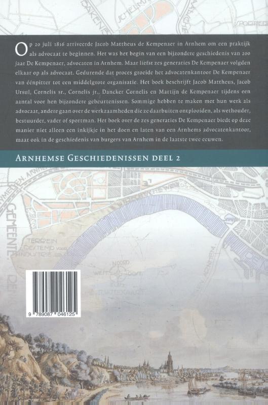 Achterkant van 200 jaar De Kempenaer, advocaten in Arnhem
