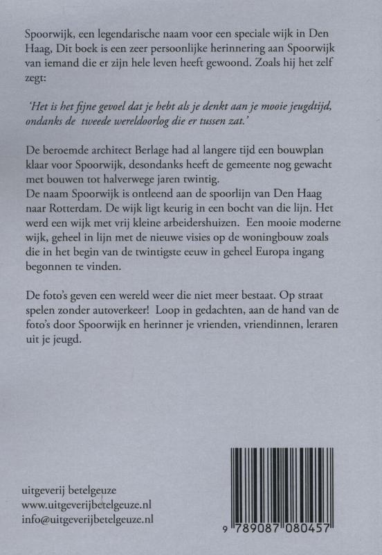 Achterkant van Spoorwijk 1925-1955