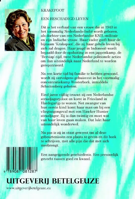 Achterkant van Krakepoot