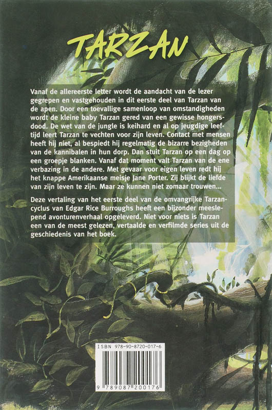 Achterkant van Koning van de jungle
