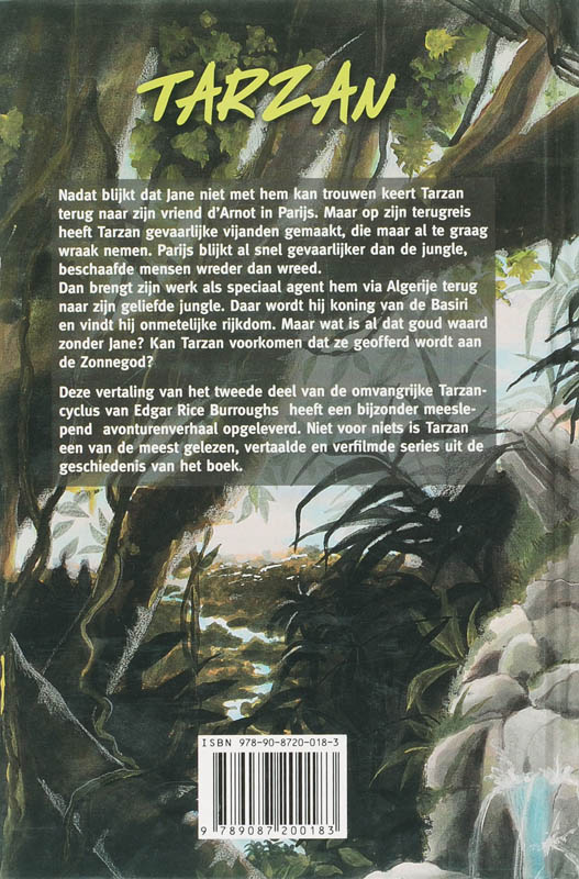 Achterkant van De terugkeer van Tarzan