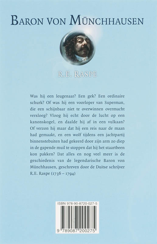 Achterkant van Baron von Munchhausen