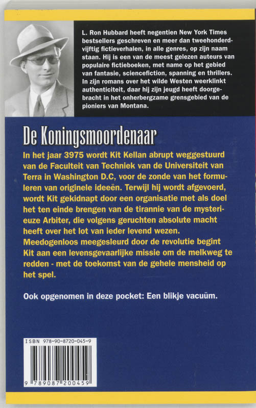 Achterkant van De Koningsmoordenaar en Een blikje vacuüm