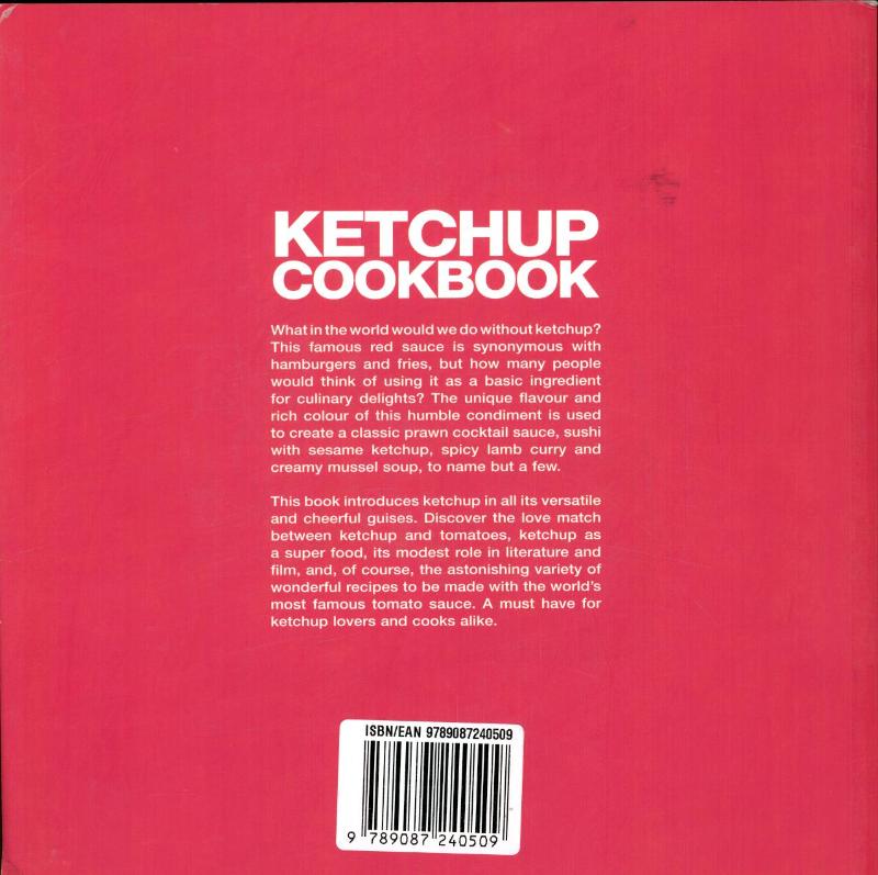 Achterkant van Ketchup cookbook