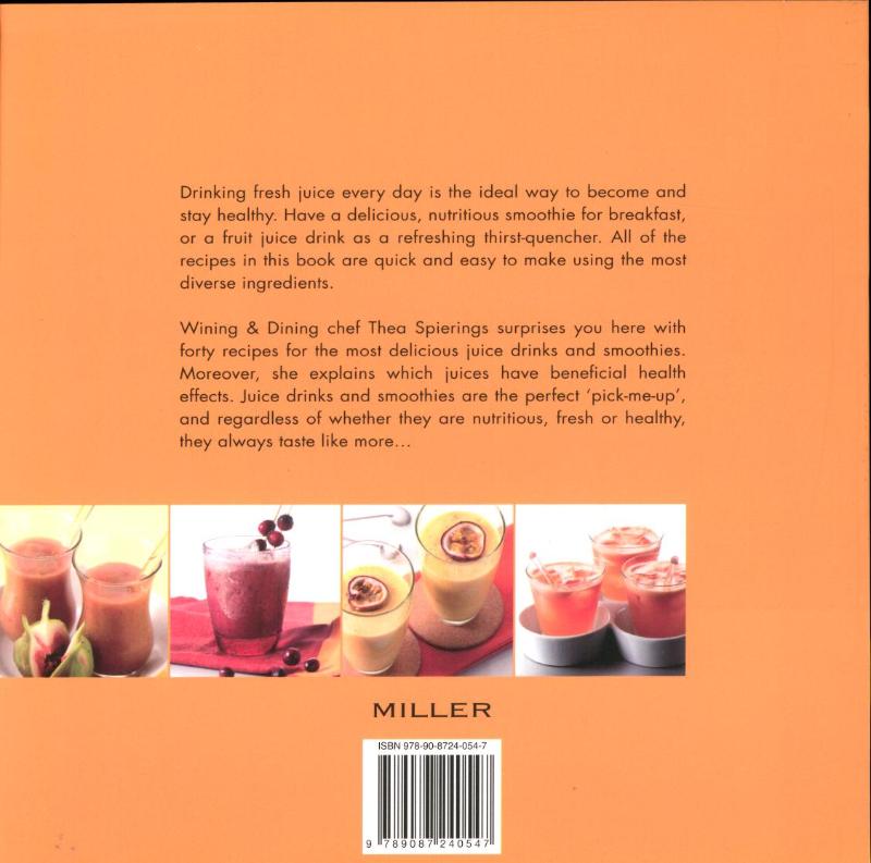 Achterkant van Juices & Smoothies