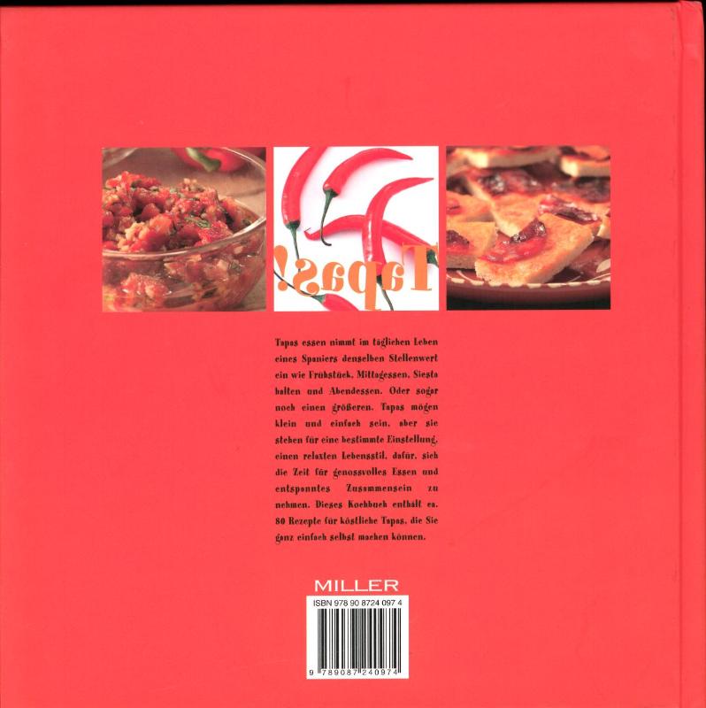 Achterkant van Tapas