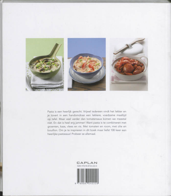 Achterkant van 100 Pastasauzen