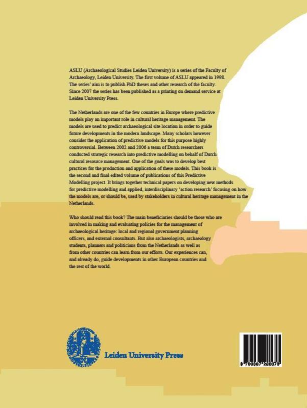 Achterkant van Archaeological Prediction and Risk Management